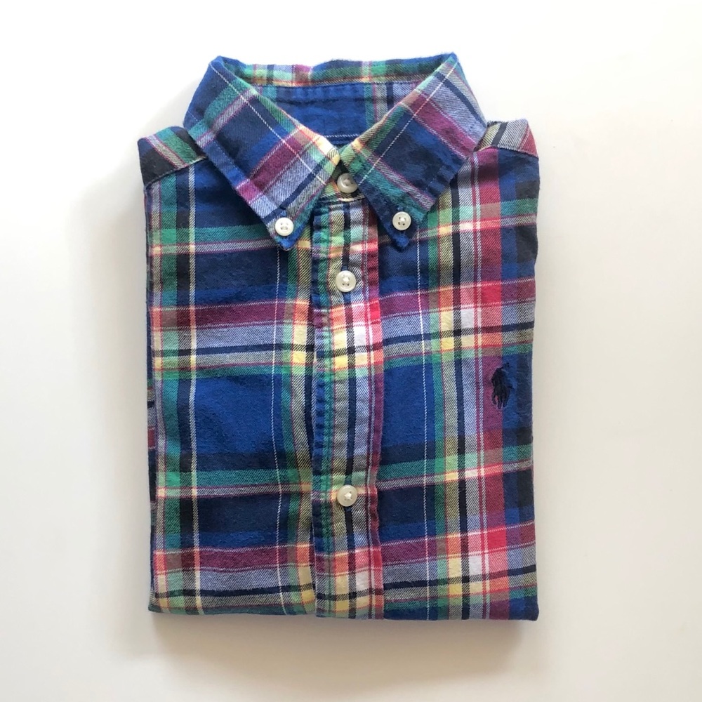 Ralph Lauren Boy’s Long Sleeve Button Up Shirt 3T - Picture 7 of 7